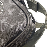ルイ・ヴィトン LOUIS VUITTON ダヌーブPM M43677 ブラック PVC/レザー メンズ ショルダーバッグ
