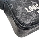 ルイ・ヴィトン LOUIS VUITTON ダヌーブPM M43677 ブラック PVC/レザー メンズ ショルダーバッグ