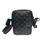 ルイ・ヴィトン LOUIS VUITTON ダヌーブPM M43677 ブラック PVC/レザー メンズ ショルダーバッグ