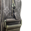 ルイ・ヴィトン LOUIS VUITTON ダヌーブPM M43677 ブラック PVC/レザー メンズ ショルダーバッグ