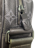 ルイ・ヴィトン LOUIS VUITTON ダヌーブPM M43677 ブラック PVC/レザー メンズ ショルダーバッグ