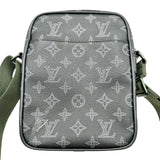 ルイ・ヴィトン LOUIS VUITTON ダヌーブPM M43677 ブラック モノグラム・エクリプス/ヴィヴィエンヌ メンズ ショルダーバッグ