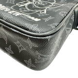 ルイ・ヴィトン LOUIS VUITTON ダヌーブPM M43677 ブラック モノグラム・エクリプス/ヴィヴィエンヌ メンズ ショルダーバッグ