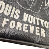 ルイ・ヴィトン LOUIS VUITTON ダヌーブPM M43677 ブラック PVC/レザー メンズ ショルダーバッグ