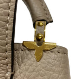 ルイ・ヴィトン LOUIS VUITTON カプシーヌMINI M24567 ベージュ ゴールド金具 トリヨンレザー レディース ハンドバッグ ショルダーバッグ