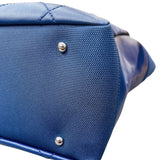 シャネル CHANEL パリビアリッツトートMM A34209 15番台 ネイビー　SV金具 コーティングキャンバス レディース ハンドバッグ