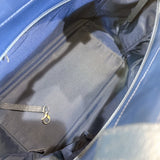 シャネル CHANEL パリビアリッツトートMM A34209 15番台 ネイビー　SV金具 コーティングキャンバス レディース ハンドバッグ