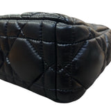 クリスチャン・ディオール Christian Dior ディオール カロ ミディアム ブラック ゴールド金具 カーフ レディース ショルダーバッグ