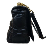 クリスチャン・ディオール Christian Dior ディオール カロ ミディアム ブラック ゴールド金具 カーフ レディース ショルダーバッグ