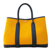 エルメス HERMES ガーデンパーティTPM U刻 ムタード・ブルーインゴ トワル/ネゴンダ レディース トートバッグ