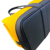 エルメス HERMES ガーデンパーティTPM U刻 ムタード・ブルーインゴ トワル/ネゴンダ レディース トートバッグ