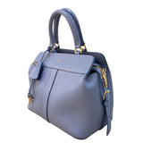 セリーヌ CELINE スモールカバ・ドゥ・フランス 191963 ブルー カーフ レディース トートバッグ