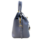 セリーヌ CELINE スモールカバ・ドゥ・フランス 191963 ブルー カーフ レディース トートバッグ