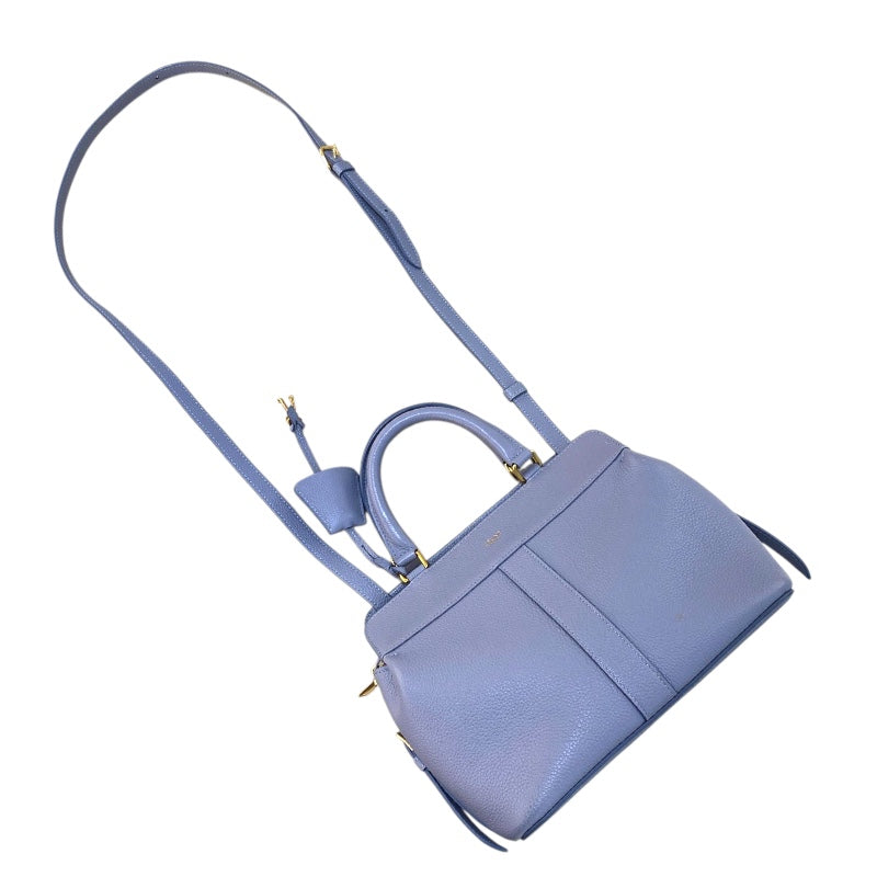 セリーヌ CELINE スモールカバ・ドゥ・フランス 191963 ブルー カーフ