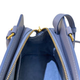 セリーヌ CELINE スモールカバ・ドゥ・フランス 191963 ブルー カーフ レディース トートバッグ