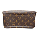 ルイ・ヴィトン LOUIS VUITTON ポシェット・フェリシー M61276 ブラウン モノグラム レディース ショルダーバッグ