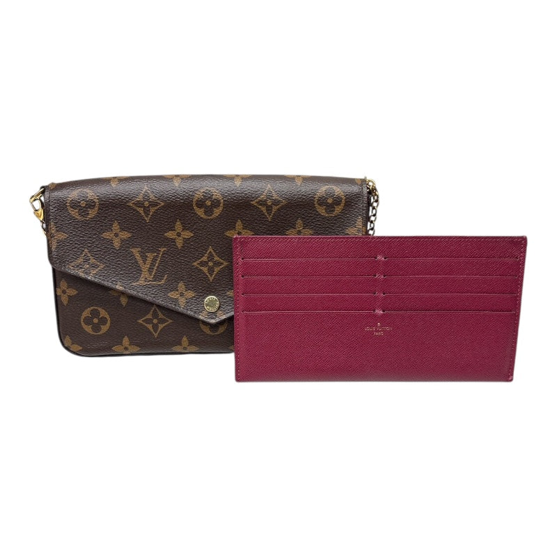 LOUIS VUITTON ルイヴィトン ルイヴィトン ルイビトン M61276 ポシェットフェリシー モノグラム ショルダーバッグ バッグ カバン 斜めがけ 肩掛け ブランド レディース ブラウン レディース ルイ・ヴィトン LOUIS VUITTON ポシェット・フェリシー M61276
