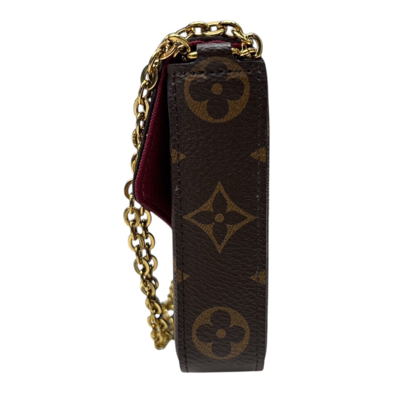 LOUIS VUITTON ルイヴィトン ルイヴィトン ルイビトン M61276 ポシェットフェリシー モノグラム ショルダーバッグ バッグ カバン 斜めがけ 肩掛け ブランド レディース ブラウン レディース ルイ・ヴィトン LOUIS VUITTON ポシェット・フェリシー M61276