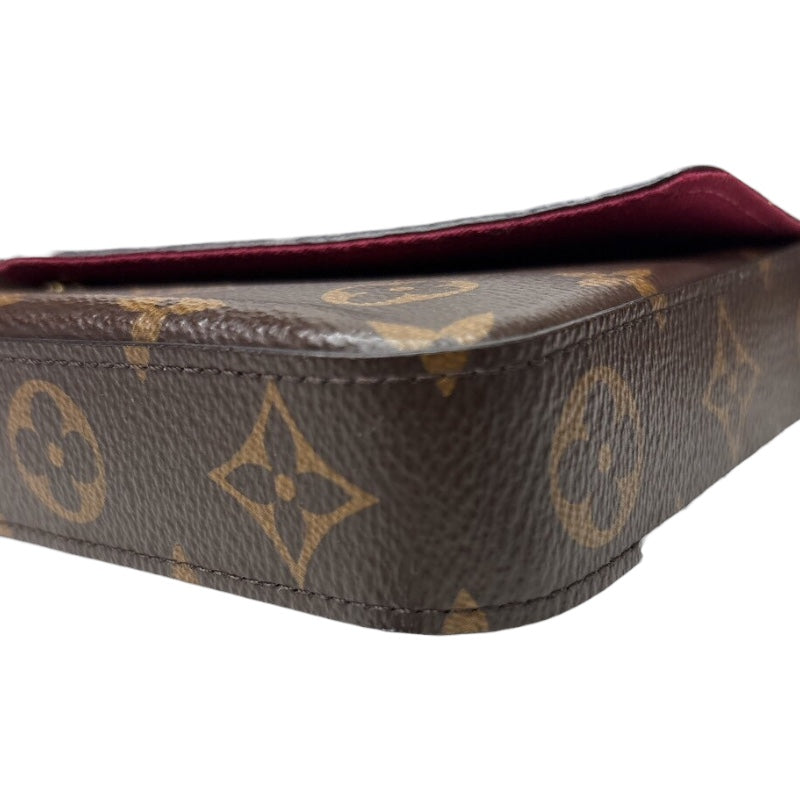 LOUIS VUITTON ルイヴィトン ルイヴィトン ルイビトン M61276 ポシェットフェリシー モノグラム ショルダーバッグ バッグ カバン 斜めがけ 肩掛け ブランド レディース ブラウン レディース ルイ・ヴィトン LOUIS VUITTON ポシェット・フェリシー M61276