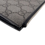 グッチ GUCCI GGスプリームクラッチバッグ 768374 ブラック　シルバー金具 GGスプリーム ユニセックス クラッチバッグ