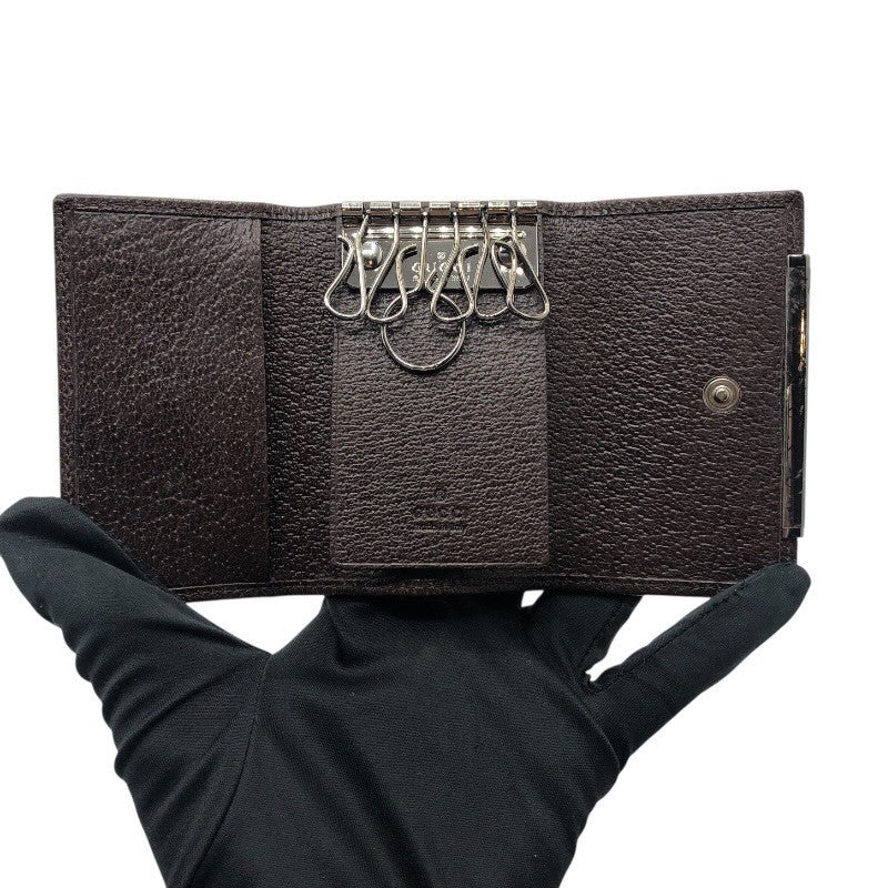 グッチ GUCCI GGキャンバス6連キーケース 127048 GGキャンバス ユニセックス キーケース