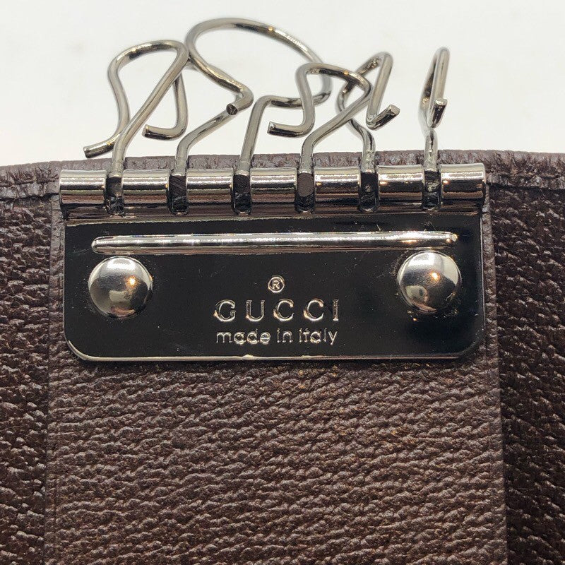 グッチ GUCCI GGキャンバス6連キーケース 127048 GGキャンバス ユニセックス キーケース