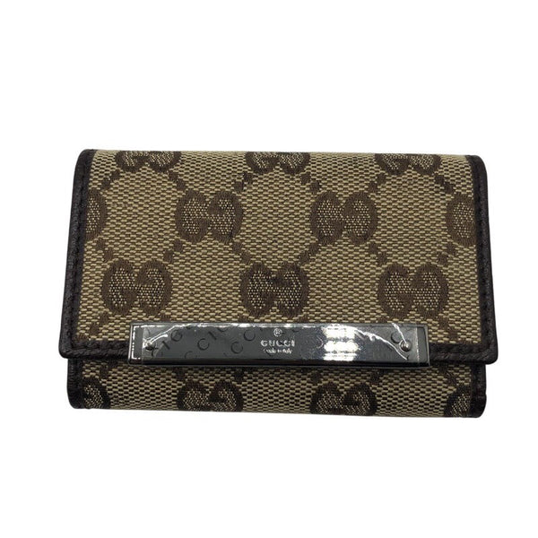 グッチ GUCCI GGキャンバス6連キーケース 127048 GGキャンバス ユニセックス キーケース