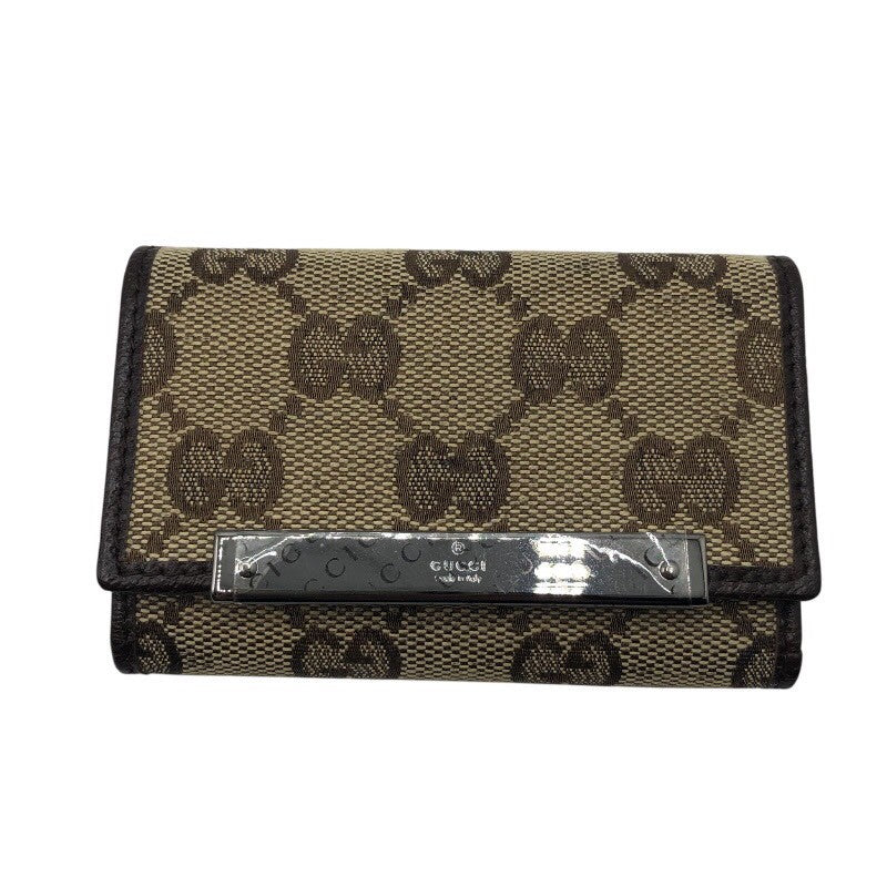 グッチ GUCCI GGキャンバス6連キーケース 127048 GGキャンバス ユニセックス キーケース