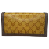 グッチ GUCCI チェーンウォレット　adidasコラボ 628192 イエロー ゴールド金具 クリスタルGG メンズ 長財布