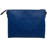 グッチ GUCCI ミディアム クロスボディバッグ 696009 ネイビー グッチシマ メンズ ボディバッグ