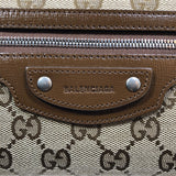 グッチ GUCCI ×BALENCIAGA ネオ クラッシック ジップアラウンド ウォレット 681710 GGキャンバス GGキャンバス/レザー メンズ 長財布