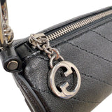 グッチ GUCCI ブロンディワンショルダーバッグ 760170 ブラック　シルバー金具 レザー ユニセックス ショルダーバッグ