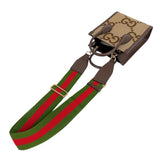 グッチ GUCCI ジャンボGGミニトートバッグ 699406 ブラウン ゴールド金具 GGキャンバス・レザー レディース トートバッグ