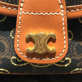 セリーヌ CELINE ミニブザス　ショルダーバッグ 196702ECK ブラウン トリオンフキャンバス レディース ショルダーバッグ
