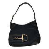 グッチ GUCCI ホースビット ワンショルダーバッグ 137388 ブラック GGキャンバス レディース ショルダーバッグ