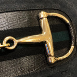 グッチ GUCCI ホースビット ワンショルダーバッグ 137388 ブラック GGキャンバス レディース ショルダーバッグ