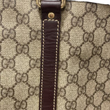 グッチ GUCCI GGスプリーム トートバッグ 223668 ブラウン GGスプリーム ユニセックス トートバッグ