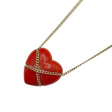 ティファニー TIFFANY＆CO チェーンクロスハートネックレス ゴールド 750 ジュエリー