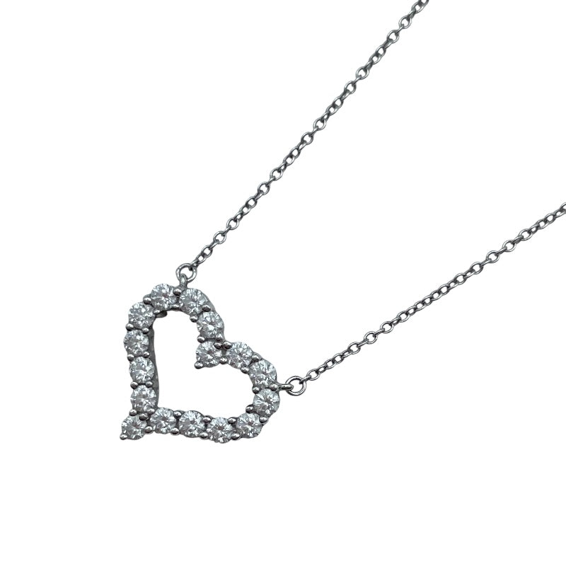 ティファニー TIFFANY＆CO センチメンタルハートネックレス プラチナ Pt950 ジュエリー