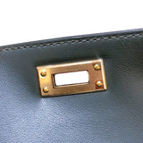 エルメス HERMES ミニケリー2 トリコロール B刻 ヴェールマングローブ×ブラック ゴールド金具 エプソン レディース ショルダーバッグ