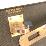エルメス HERMES ミニケリー2 トリコロール B刻 ヴェールマングローブ×ブラック ゴールド金具 エプソン レディース ショルダーバッグ