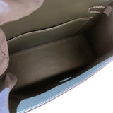 エルメス HERMES ミニケリー2 トリコロール B刻 ヴェールマングローブ×ブラック ゴールド金具 エプソン レディース ショルダーバッグ