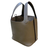 エルメス HERMES ピコタンロックPM K刻印 エトゥープ ゴールド金具 トリヨン レディース ハンドバッグ