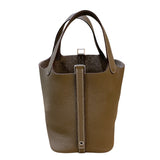 エルメス HERMES ピコタンロックPM K刻印 エトゥープ ゴールド金具 トリヨン レディース ハンドバッグ