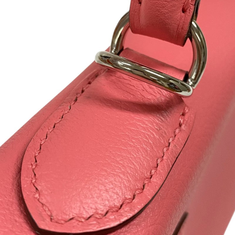 エルメス HERMES ケリー28 内縫い D刻 ローズアザレ×ヴェールボスフォール エバーカラー レディース ハンドバッグ ショルダーバッグ