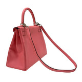 エルメス HERMES ケリー28 内縫い D刻 ローズアザレ×ヴェールボスフォール エバーカラー レディース ハンドバッグ ショルダーバッグ