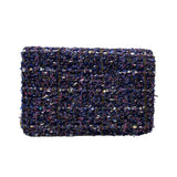 シャネル CHANEL ツイードチェーンウォレット ネイビー ゴールド金具 レディース ショルダーバッグ