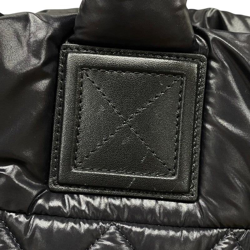 シャネル CHANEL コココクーントートPM A48610 ブラック シルバー金具 ナイロン レディース