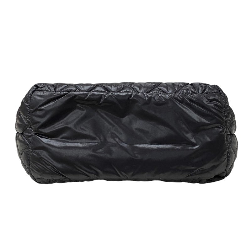 シャネル CHANEL コココクーントートPM A48610 ブラック シルバー金具 ナイロン レディース