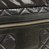 シャネル CHANEL コココクーントートPM A48610 ブラック シルバー金具 ナイロン レディース